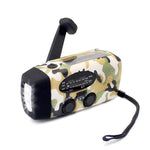 Load image into Gallery viewer, Solar Crank Dynamo Powered AM/FM/NOAA Weather Radio Use Emergency LED Flashlight and Power Bank
