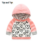 Load image into Gallery viewer, Baby Girl Hoodie Sweatshirt and  Striped Pants

