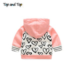 Load image into Gallery viewer, Baby Girl Hoodie Sweatshirt and  Striped Pants
