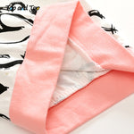 Load image into Gallery viewer, Baby Girl Hoodie Sweatshirt and  Striped Pants
