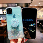 Load image into Gallery viewer, Bling Glitter Case For iPhone With Stand Holder Socket
