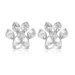 Load image into Gallery viewer, Jhac16_sg Cat Paw Rose Quartz Earrings
