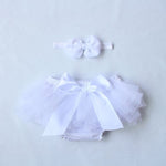 Load image into Gallery viewer, Baby Cotton Chiffon Buttom and Head Band
