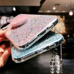 Load image into Gallery viewer, Bling Glitter Case For iPhone With Stand Holder Socket

