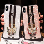 Load image into Gallery viewer, Butterfly Design Phone Case For iPhone (X, XR, XS, MAX 11 Pro, Max, iPhone 7 8 6 Plus)
