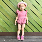Load image into Gallery viewer, Organic Cotton Kids Romper and Headband
