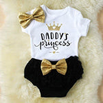 Load image into Gallery viewer, Daddy's Princess Baby Girl Outfit Set
