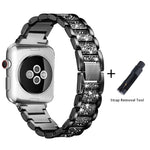 Load image into Gallery viewer, Band + Case Diamond Ring Bracelet (Strap) For Apple Watch  Series 5/4/3/2/1

