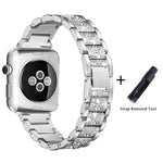 Load image into Gallery viewer, Band + Case Diamond Ring Bracelet (Strap) For Apple Watch  Series 5/4/3/2/1
