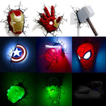 Load image into Gallery viewer, LED Wall Lamp Marvel Avengers
