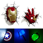 Load image into Gallery viewer, LED Wall Lamp Marvel Avengers
