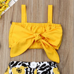 Load image into Gallery viewer, Cute Vest Tops and Flower Print Skirt
