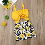 Load image into Gallery viewer, Cute Vest Tops and Flower Print Skirt
