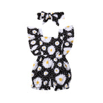 Load image into Gallery viewer, Baby Girl FLy Sleeve Ruffle Romper
