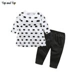Load image into Gallery viewer, Baby Girl Hoodie Sweatshirt and  Striped Pants
