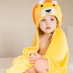 Load image into Gallery viewer, Animal Design Hooded Bathrobe (0 to 4yrs old)
