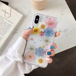 Load image into Gallery viewer, Real Dried Pressed Flowers iPhone Case (iPhone 6, 6s, 6Plus, 6s Plus, 7, 8, 7 Plus and 8 Plus)
