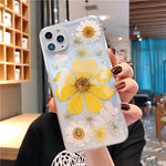 Load image into Gallery viewer, Real Dried Pressed Flowers iPhone Case (iPhone 6, 6s, 6Plus, 6s Plus, 7, 8, 7 Plus and 8 Plus)
