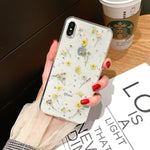 Load image into Gallery viewer, Real Dried Pressed Flowers iPhone Case (iPhone X, Xs, XR and Xs Max)
