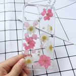 Load image into Gallery viewer, Real Dried Pressed Flowers iPhone Case (iPhone X, Xs, XR and Xs Max)

