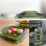 Load image into Gallery viewer, Fruit Vegetable Foldable Strainer with Fix Handle
