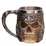 Load image into Gallery viewer, Skull Design Stainless Steel Mug
