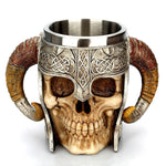 Load image into Gallery viewer, Skull Design Stainless Steel Mug
