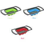 Load image into Gallery viewer, Fruit Vegetable Foldable Strainer with Adjustable Handle
