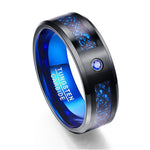 Load image into Gallery viewer, Jhac16_sg Tungsten Carbide Black Dragon
