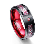Load image into Gallery viewer, Jhac16_sg Tungsten Carbide Black Dragon
