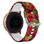 Load image into Gallery viewer, Floral Print Silicone Band for Samsung Galaxy Watch/Huawei Watch/Huami Amazfit BIP/Garmin
