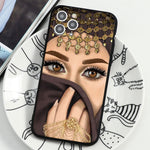 Load image into Gallery viewer, Pretty Woman Face Print iPhone Case (for iPhone 5, 5S SE, 6, 6S, 6 Plus, 6S Plus, 7, 8, 7 Plus, 8 Plus, X, XS, XS Max, XR)
