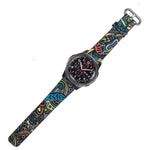 Load image into Gallery viewer, Floral Design Leather Watchband for Samsung/Amazfit/Xiaomi
