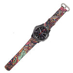 Load image into Gallery viewer, Floral Design Leather Watchband for Samsung/Amazfit/Xiaomi

